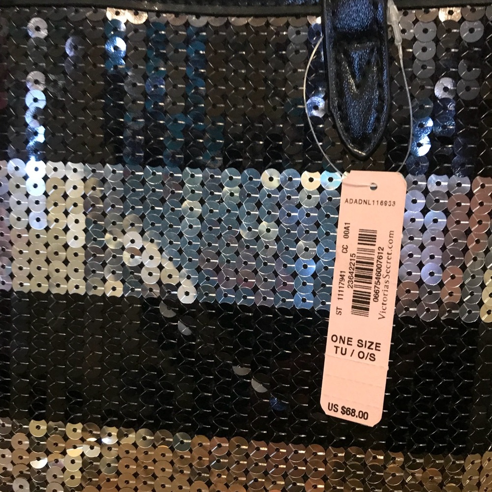 👛 NWT Victoria’s Secret women’s sequins tote - Picture 4 of 6